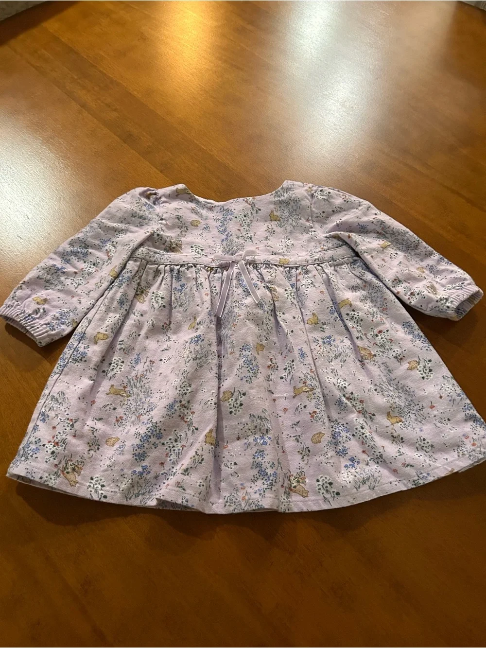 OshKosh B'gosh Light Pink Floral Long-Sleeve Dress